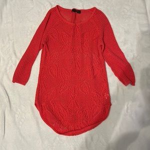 Salmon colored sweater/tunic